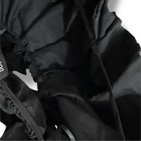 204 DOUBLE CRAZY | NWOT Black Strapless Ruffle Top (Size S) - 3for15 - Picture 3 of 11